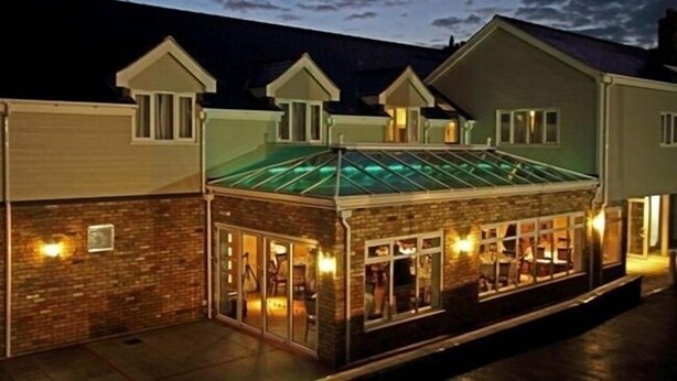 A two-story house with a glass conservatory. - Little Downham Anchor (Ely)