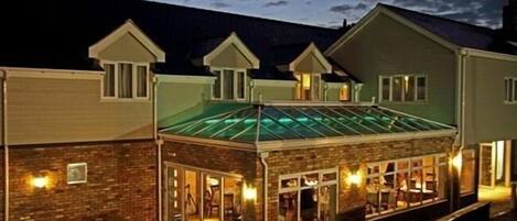 Front of property – evening/night