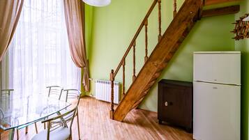 Appartement, 1 slaapkamer | Woonkamer | Flatscreentelevisie