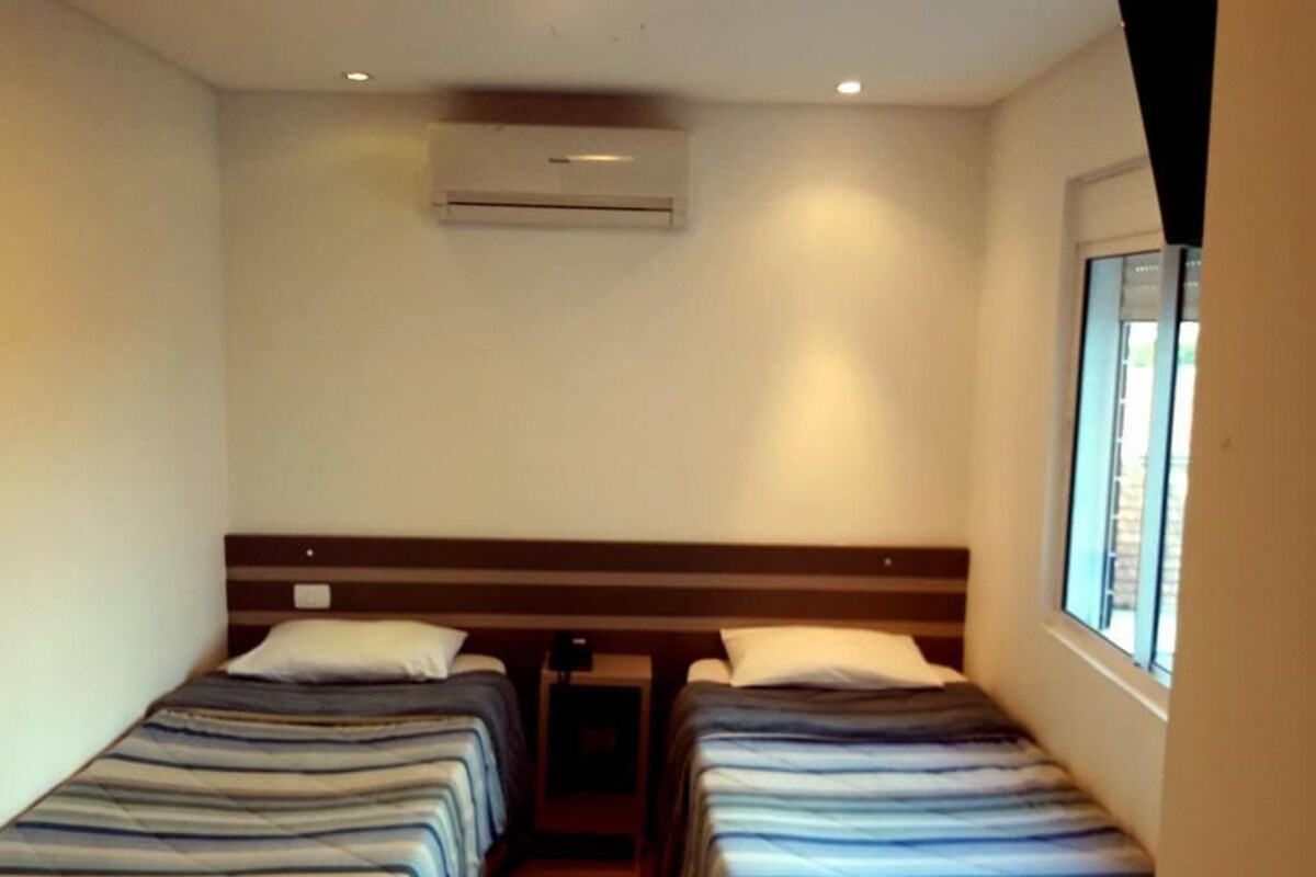 Double Room, 2 Single Beds | Minibar, in-room safe, blackout curtains, free WiFi