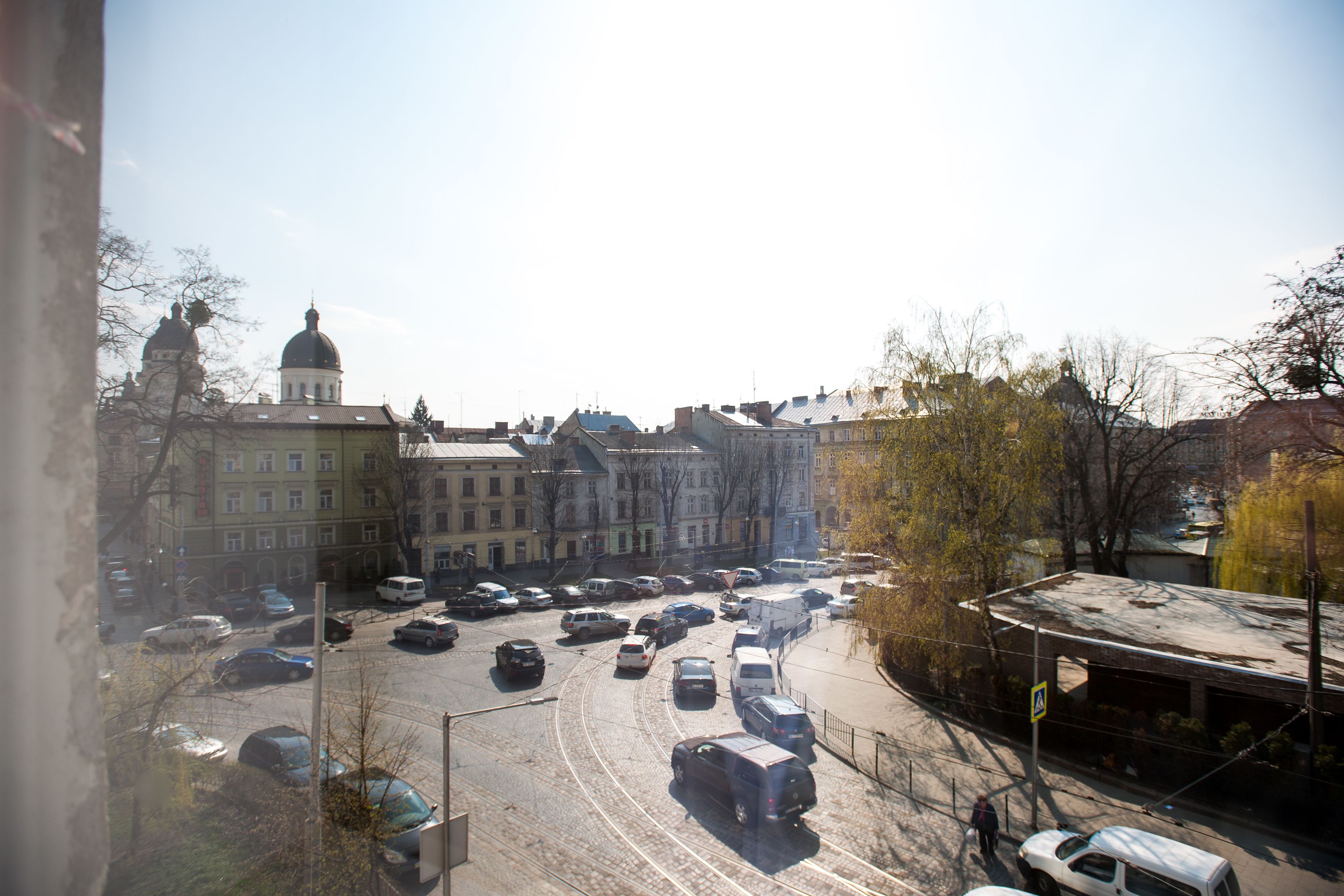 标准公寓式客房, 多张床, 城市景观 (Knyazya Y. Osmomysl Square 3) | 客房景观