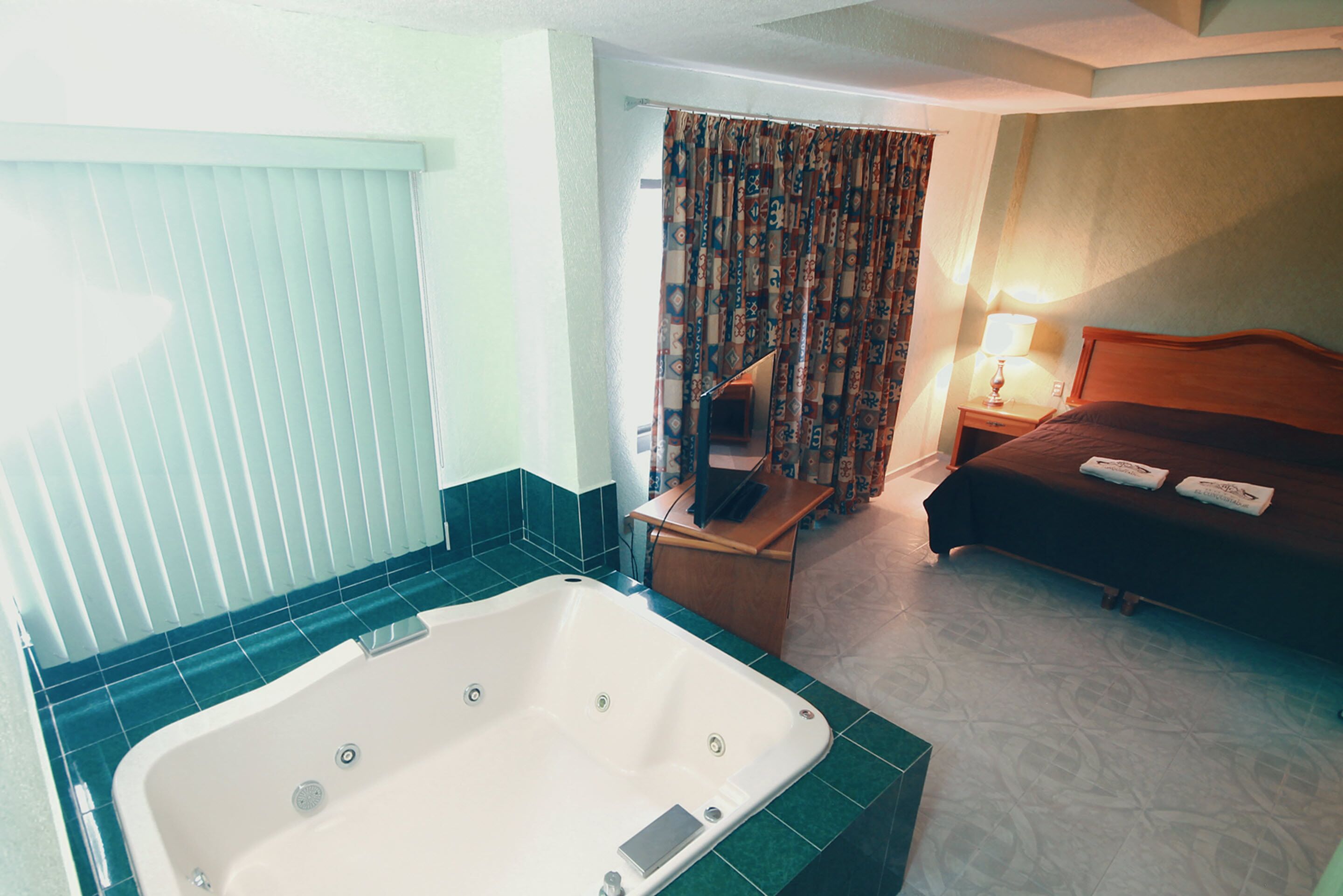 junior room, 1 king bed with sofa bed | bathroom | shower, free toiletries, towels, soap
