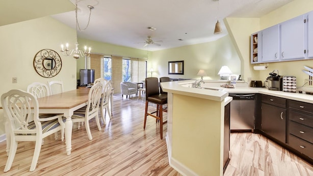 Stovetop, dishwasher, cookware/dishes/utensils - Ocean Breeze 9 (Hilton Head Island)