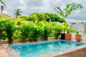 Pool - RentaElite Lovely 3 BR old city Cartagena w private pool (Cartagena)
