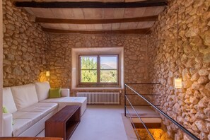 Fernseher, Kamin, DVD-Player