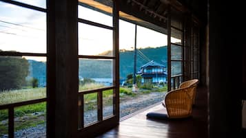 Blick vom Balkon