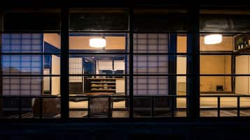 Front of property – evening/night