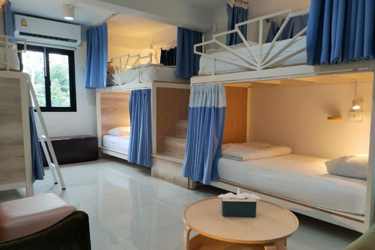 6-Bed Mixed Dormitory | 1 bedroom, premium bedding, down comforters, memory foam beds