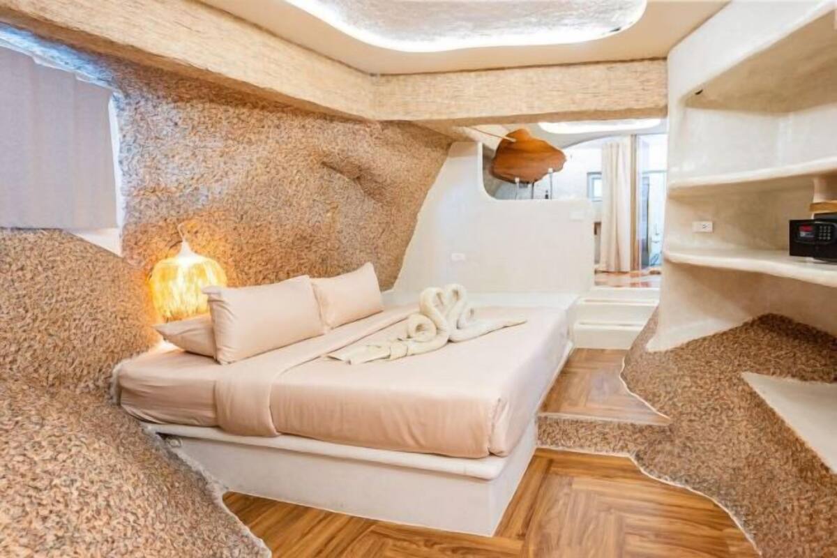 1 chambre, literie de qualité supérieure, couette en duvet d'oie