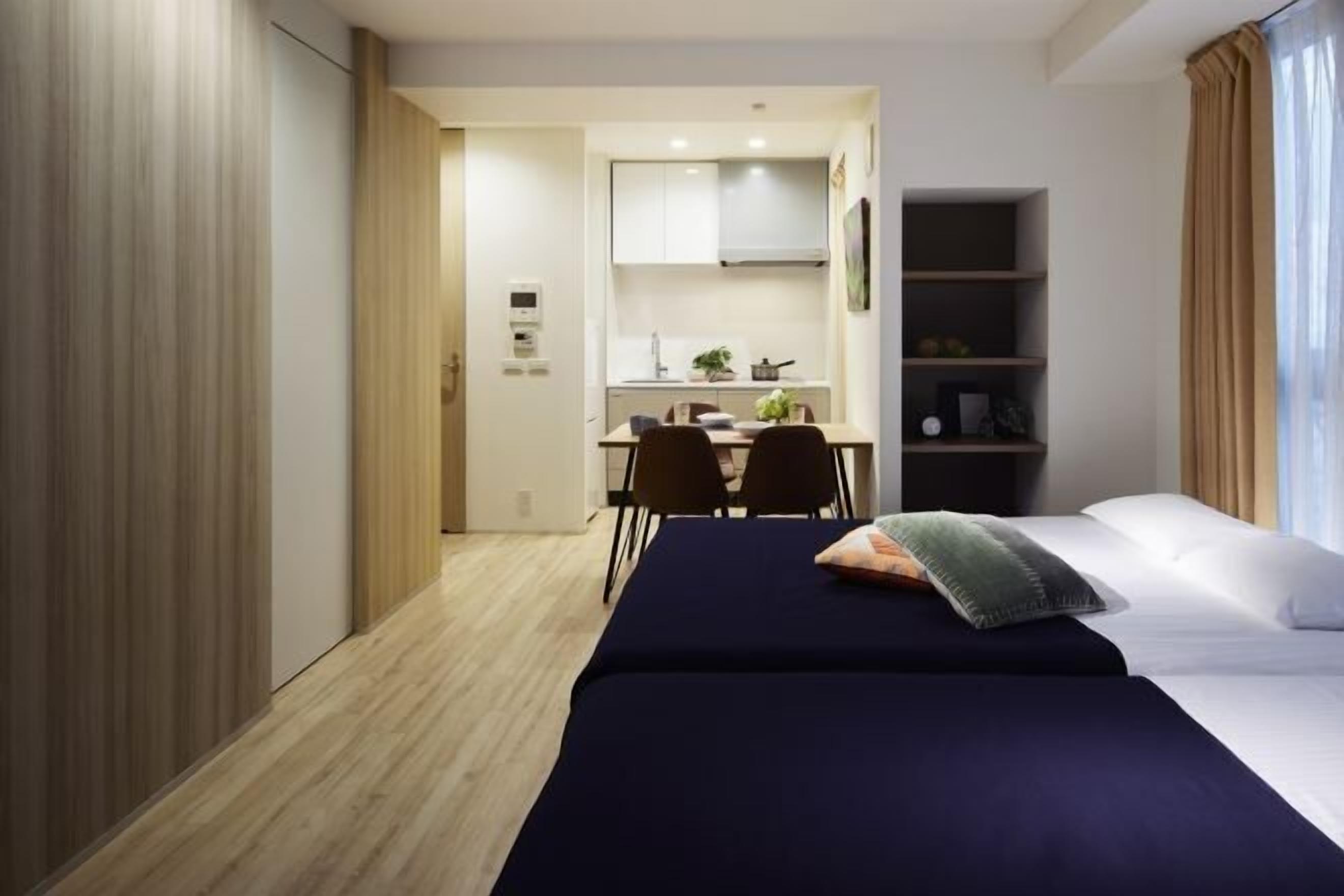 Individually decorated, individually furnished, desk, laptop workspace