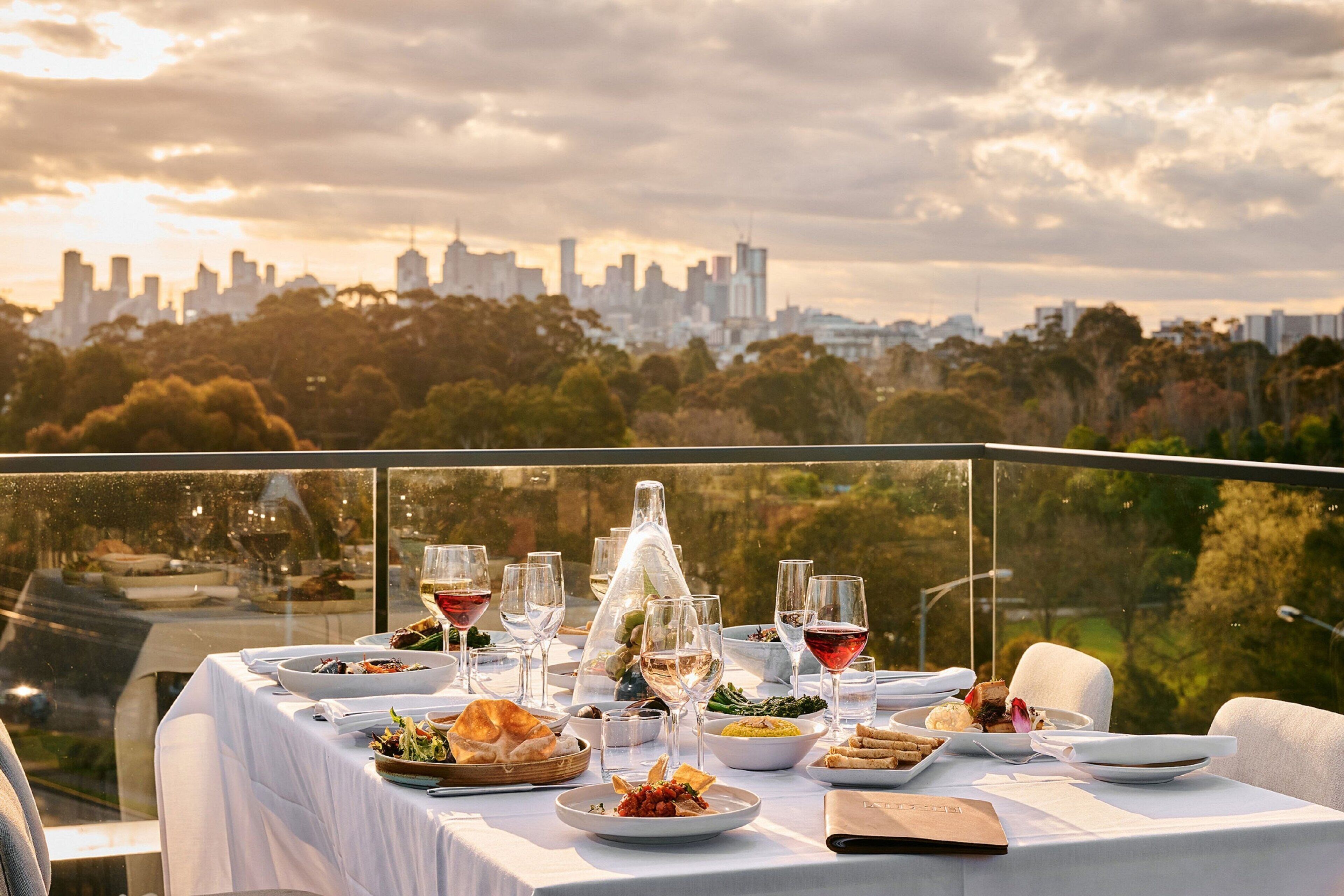 breakfast, lunch and dinner served