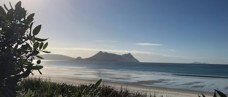 Beach nearby, sun-loungers