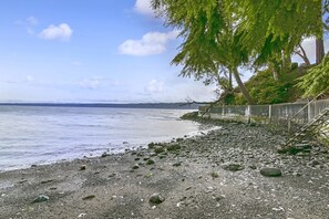 On the beach