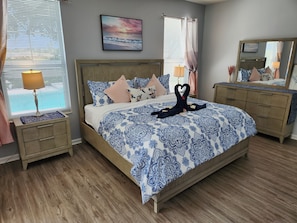 5 bedrooms, iron/ironing board, travel cot, free WiFi