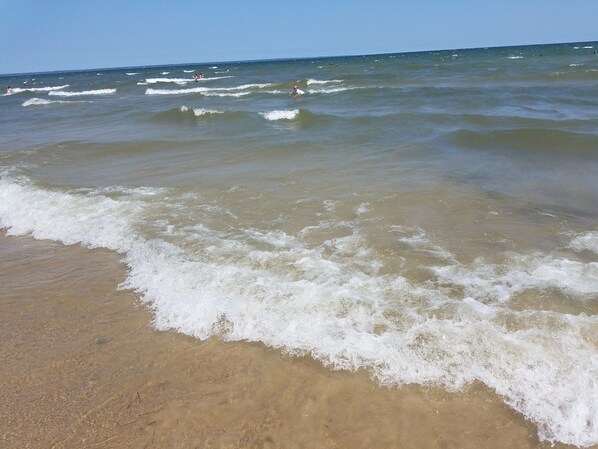 Beach nearby, beach towels