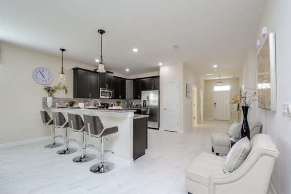 House, Multiple Beds | Private kitchen