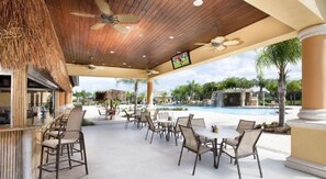 House, 6 Bedrooms | Poolside bar - Paradise Palms 8989 (Kissimmee)
