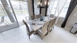 House, Multiple Beds | In-room dining