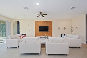 House, Multiple Beds | Living area