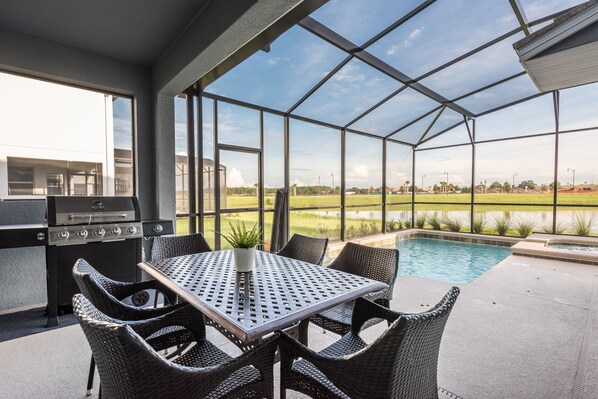 Ferienhaus, 5 Schlafzimmer | Terrasse/Patio