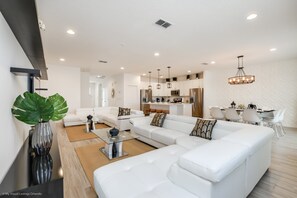 House, Multiple Beds | Living area