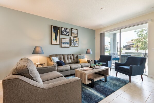 Apartment, 3 Bedrooms | Living area