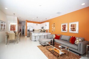 Casa adosada, 3 habitaciones | Zona de estar