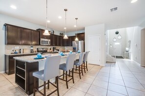 House, Multiple Beds | Private kitchen