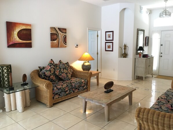 Ferienhaus, 4 Schlafzimmer | Wohnbereich | LCD-Fernseher