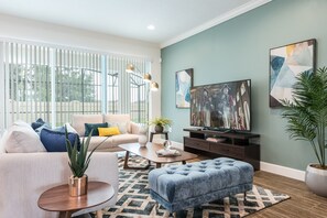 House, Multiple Beds | Living area