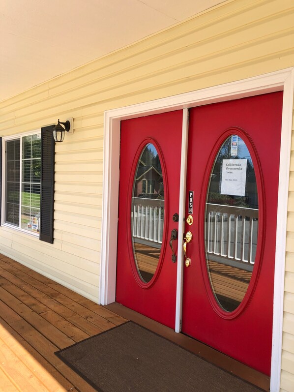 Fassade der Unterkunft