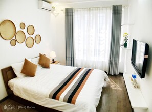 Classic Double Room, City View | Iron/ironing board, free WiFi, bed sheets