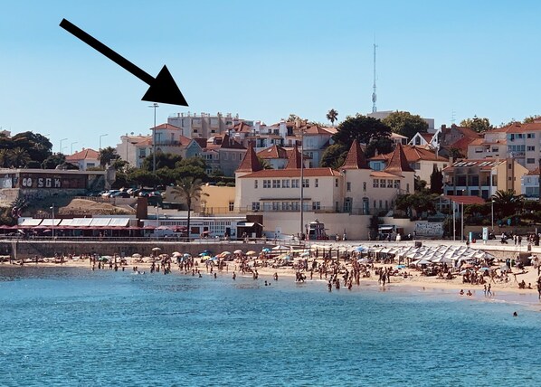 Sur la plage, serviettes de plage