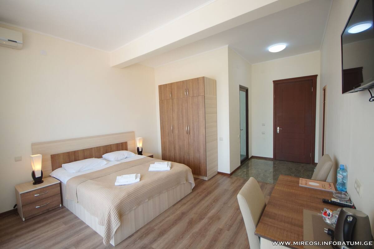 Standard Double Room, Terrace | Desk, iron/ironing board (on request), WiFi (free), bed sheets