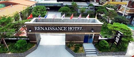 Fassade der Unterkunft