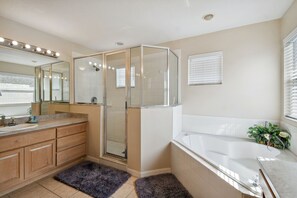 Hair dryer, towels