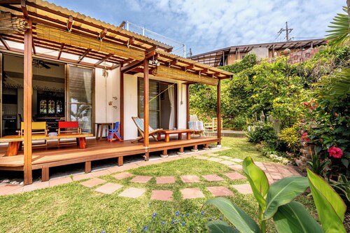 Between House And Beach with Bathingsuit