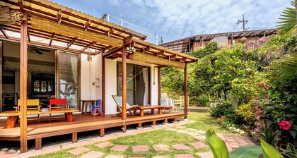 Between House And Beach with Bathingsuit