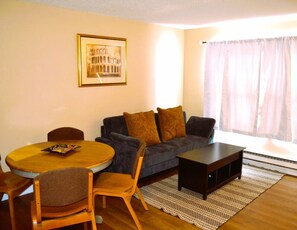 TV - Unwind quietly and save on affordability by opting for the entire apartment.  (Grand Forks)