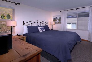 2 bedrooms, iron/ironing board, travel crib, WiFi