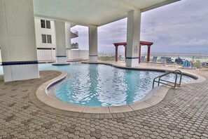 Indoor pool - Beautiful newly renovated 3 BR 2 BA at the Majestic!!!! (Panama City Beach)