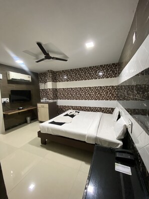 Superior Room, 1 Double Bed | Living area | 32-inch LED TV with satellite channels, TV -  Avexia Elite Resort & Spa Udaipur (Udaipur)