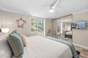 1 bedroom, iron/ironing board, travel cot, Internet