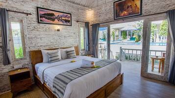 Kamar Double Deluks | Minibar, meja kerja, tirai kedap cahaya, dan tempat tidur lipat/tambahan