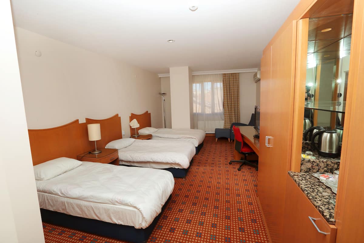 standard triple room | desk, laptop workspace, free wifi, bed sheets