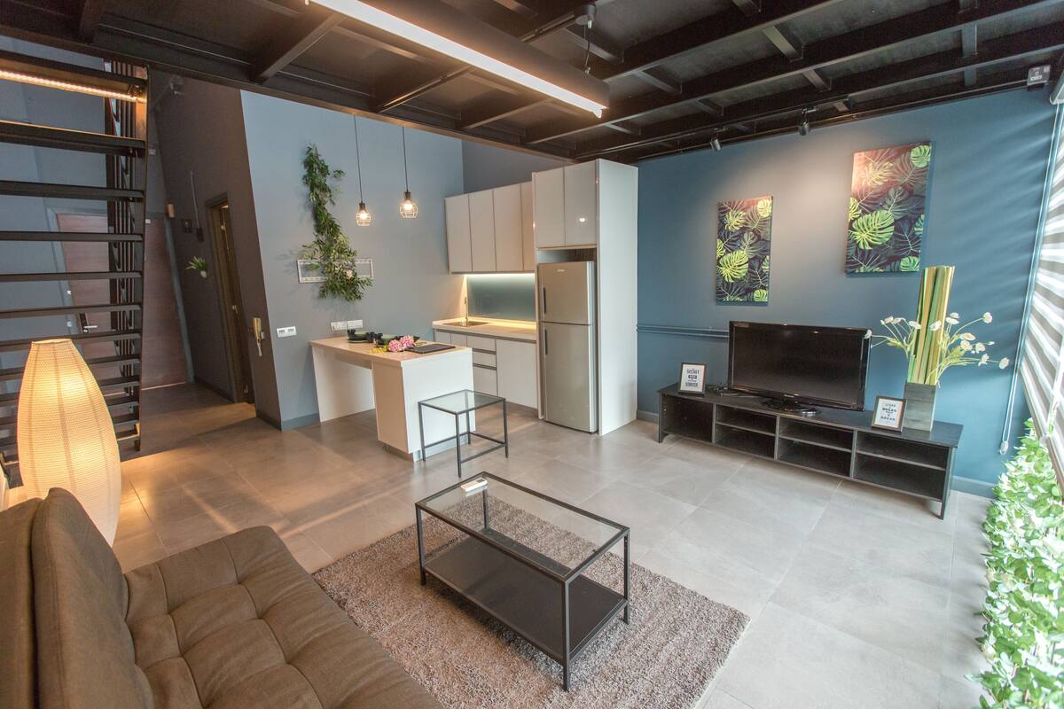 Comfort loft, uitzicht op resort | Luxe beddengoed, verduisterende gordijnen, extra bedden (toeslag)