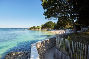 On the beach, beach towels - Maison Neuve Plain pied 4 * 500 m from Cap Coz beach   (fouesnant)