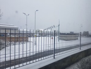 Parkering på området