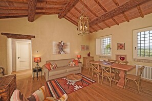 Apartment, 2 Bedrooms (Plus) | Living area | Flat-screen TV - Dogoli Country Apartments (Bardolino)