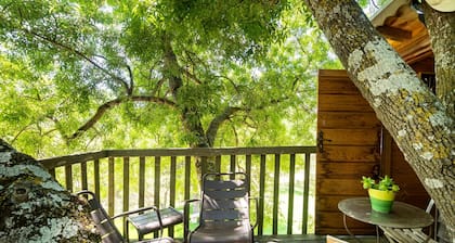 Cabane perchée avec Jacuzzi, au cœur du Luberon